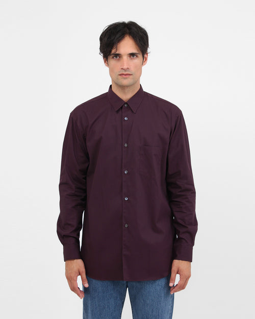 Regular Shirt S2PLA / burgundy