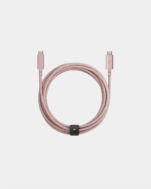 BELT CABLE PRO 2.4M TYPE C TO C / ROSE