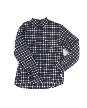 TWO POCKET PRINTED SHIRT WOVEN / BLUE RED
