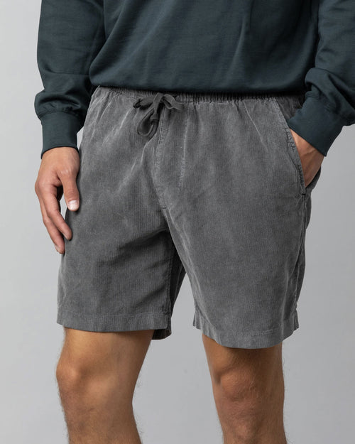 CORDUROY EASY SHORT / BLACK