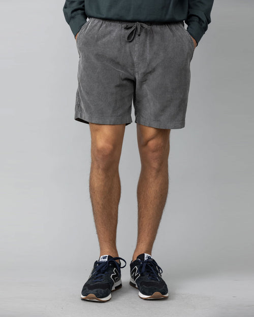 CORDUROY EASY SHORT / BLACK