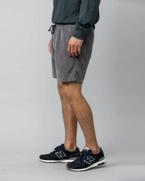 CORDUROY EASY SHORT / BLACK