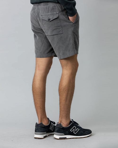 CORDUROY EASY SHORT / BLACK