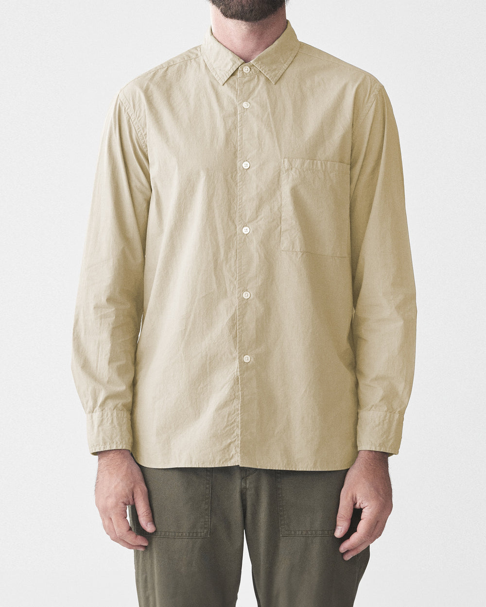 Sage de Crêt Military Linen Shirt