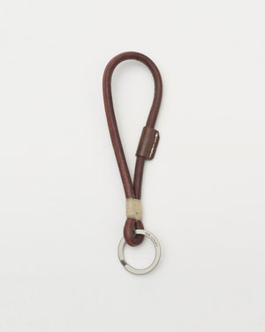 KNOT KEY HOLDER / BROWN LEATHER