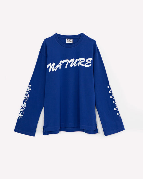 NATURE DOES IT LONGSLEEVE / BRIGHT BLUE