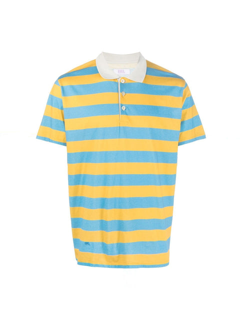 UNISEX STRIPED POLO JERSEY / YELLOW